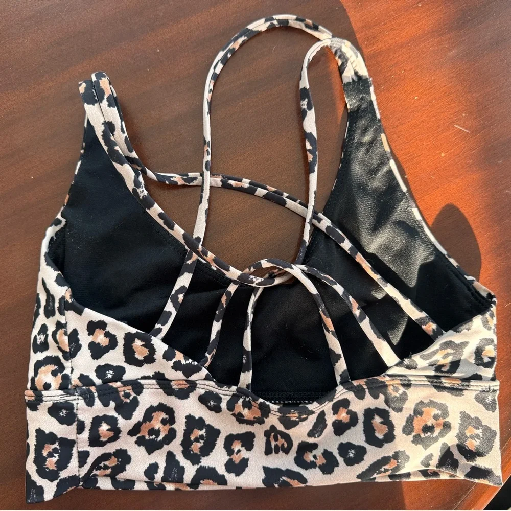 Onzie Leopard Print Sports Bra